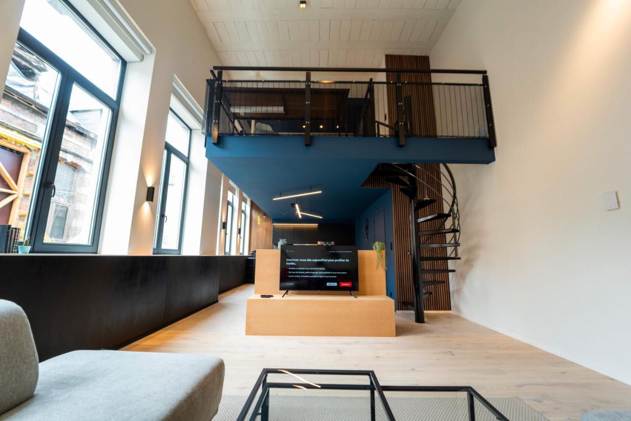 Atypique Loft Mons City Center Exterior foto